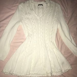 Cupio sweater long sleeve peplum